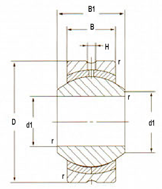 PB 22 LS 22x50x28/20 Radyal Mafsal Rulman