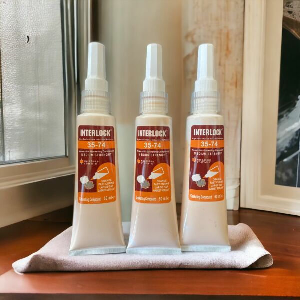 İnterlock 35-74 Yüzey Contası Portokal Sıvı Conta 50 ml