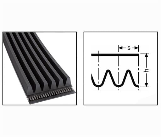 10 PK 1890 Ecoparts Kanallı V-Kayış